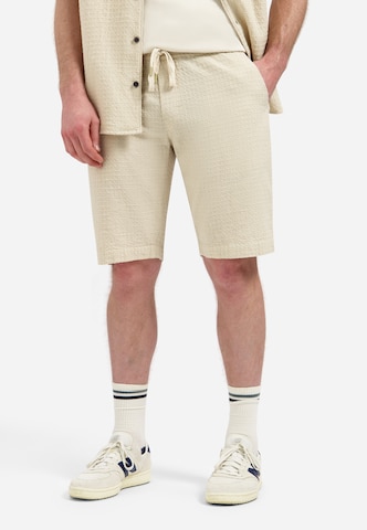No Excess Regular Chino in Beige: voorkant