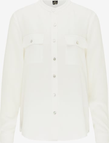 DreiMaster Klassik Blouse in White: front