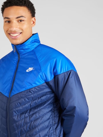 Nike Sportswear Prechodná bunda - Modrá