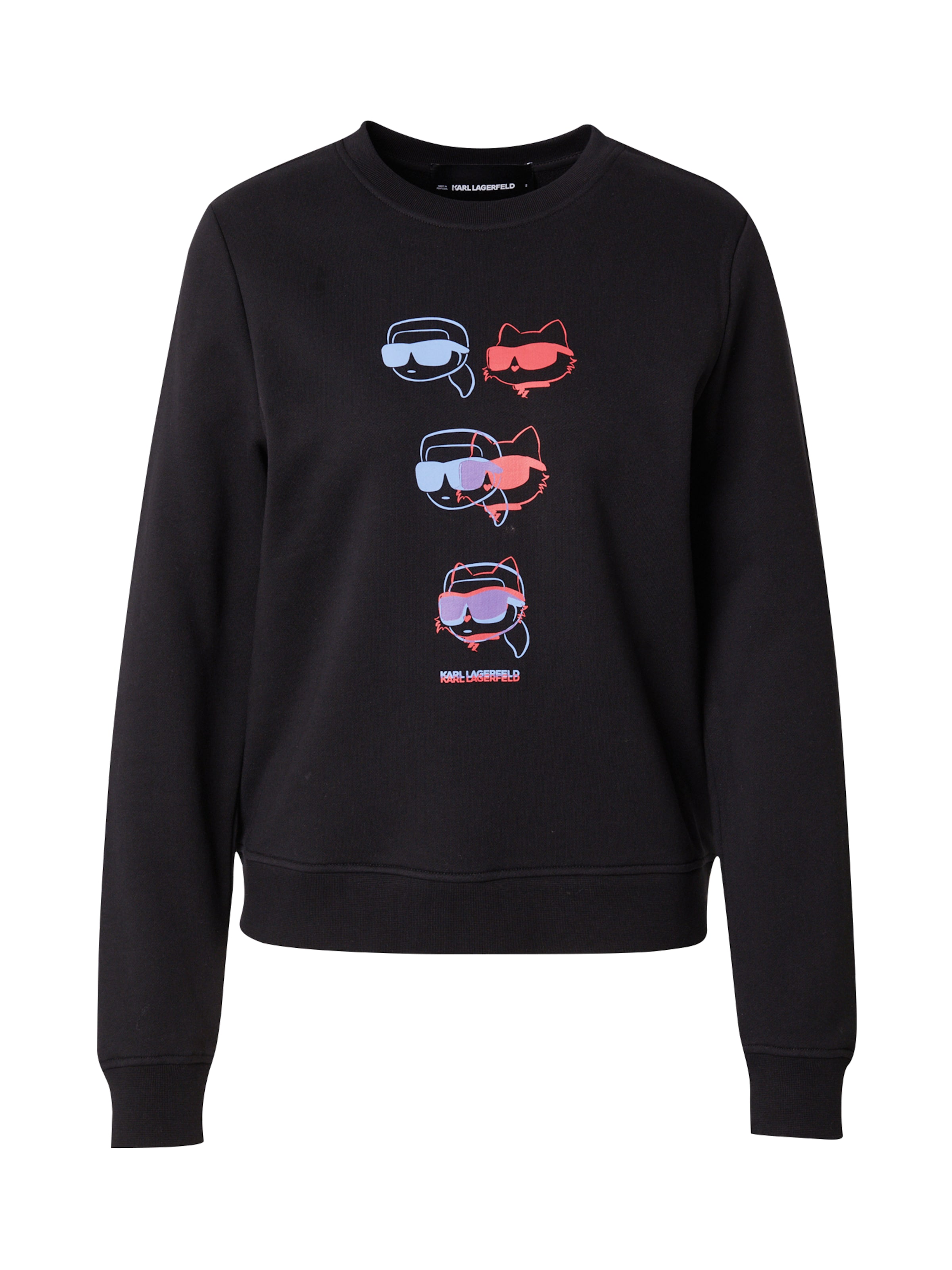 Karl Lagerfeld Sweatshirt i sort: forside