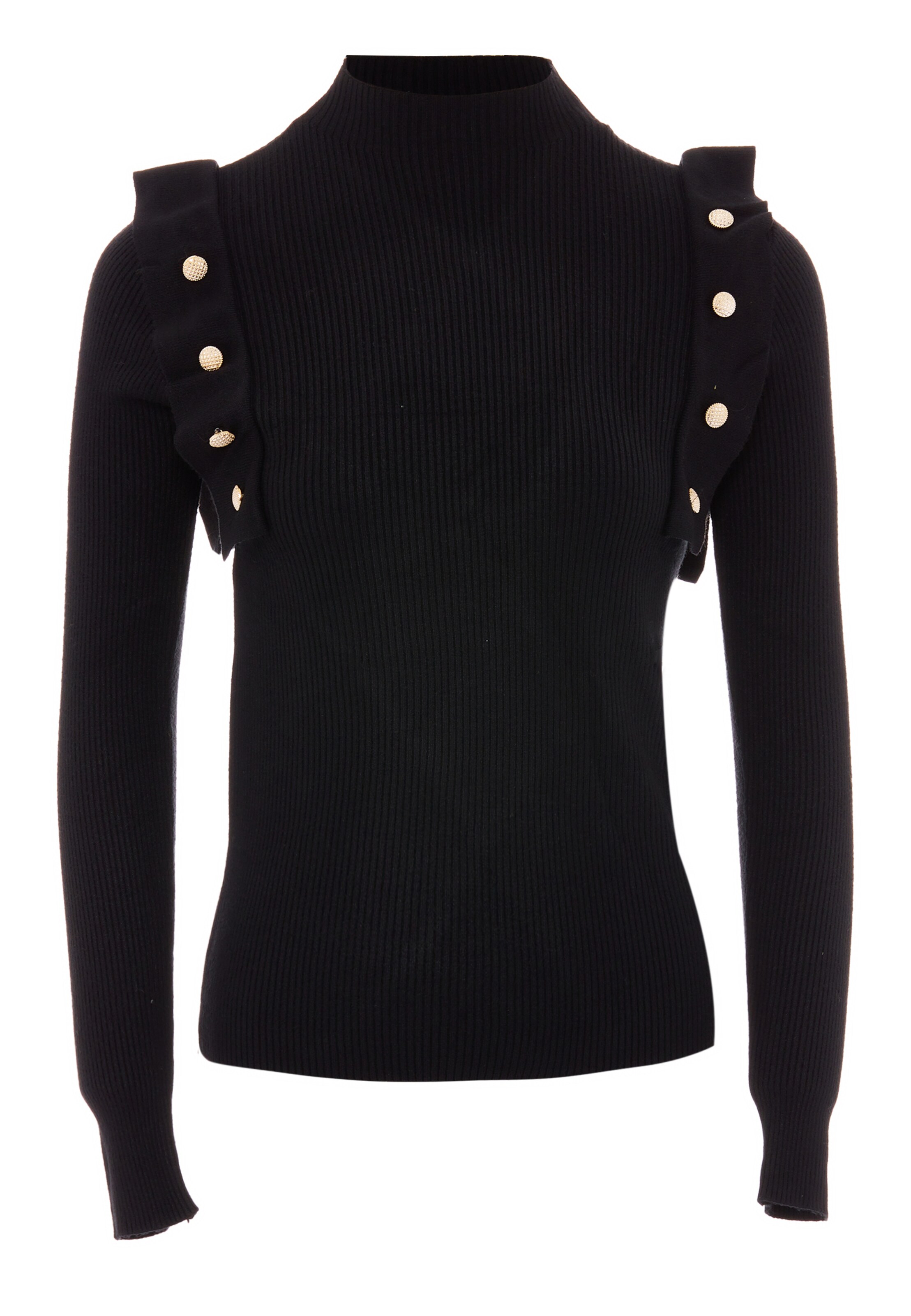 NAEMI Pullover in Schwarz: Vorderseite