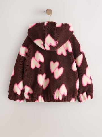 Next Fleece jas in Bruin