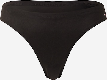 Tommy Hilfiger Underwear Thong in Black: front