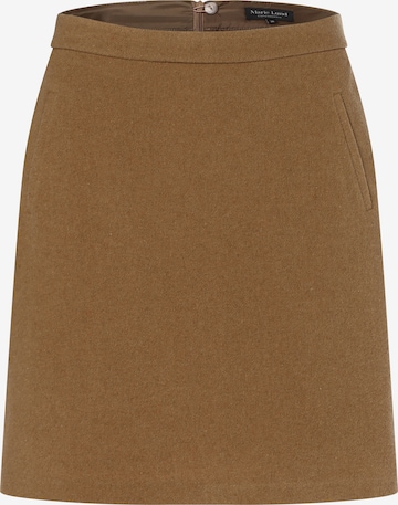 Marie Lund Skirt in Brown: front