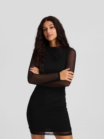 Bershka Dress in Black: front