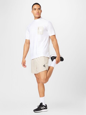 ADIDAS SPORTSWEARregular Sportske hlače 'Aeroready Designed For Movement' - bež boja
