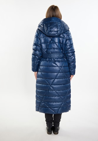 Usha Winter coat 'lurea' in Blue