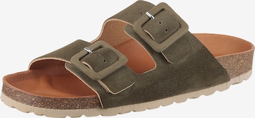 VERBENAS Pantolette in Grün: Vorderseite