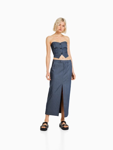 Jupe Bershka en bleu