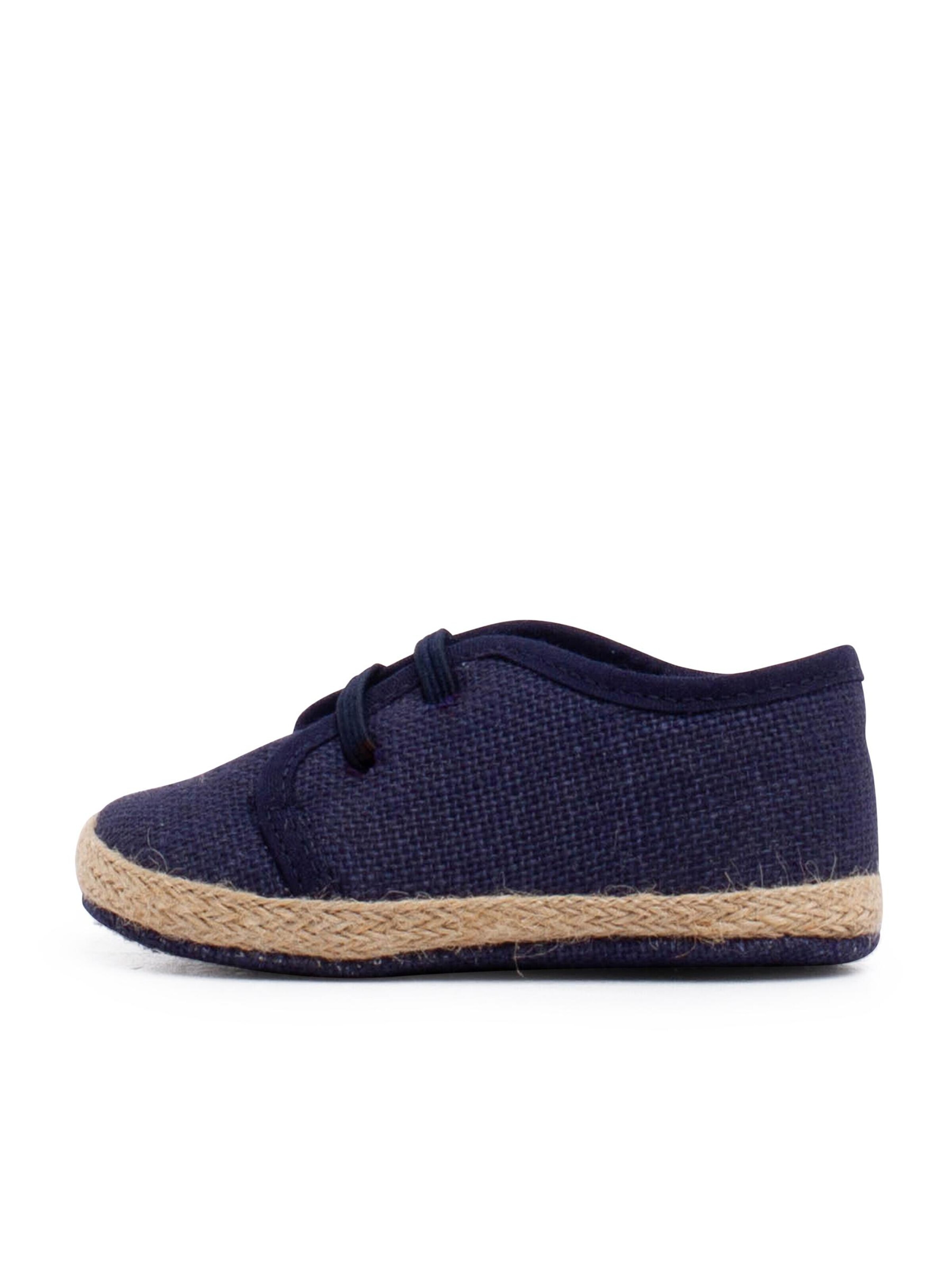 Scarpa bassa di Pisamonas in blu: frontale