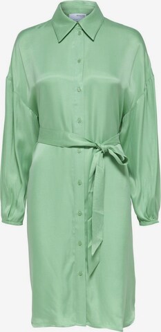 Robe-chemise SELECTED FEMME en vert : devant