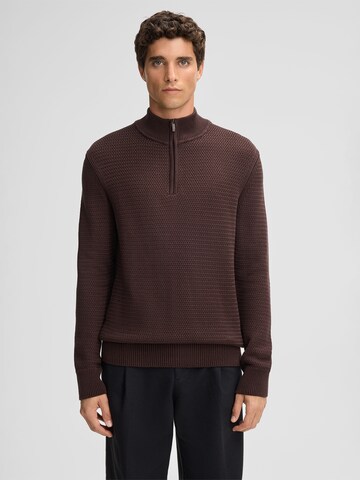 STRELLSON Sweater 'Adrian ' in Brown: front