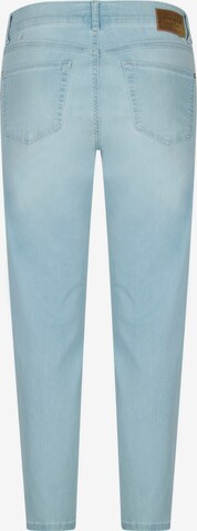 Angels Slimfit Jeans 'Cici Crop Slit' in Blauw