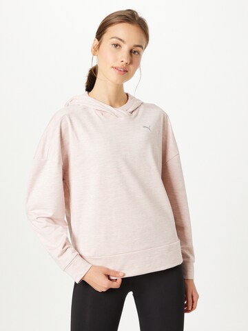 Sweat de sport PUMA en rose : devant