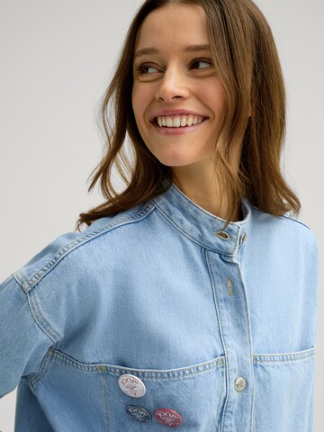 JOOP! Jeans Between-season jacket 'Ulka' in Blue