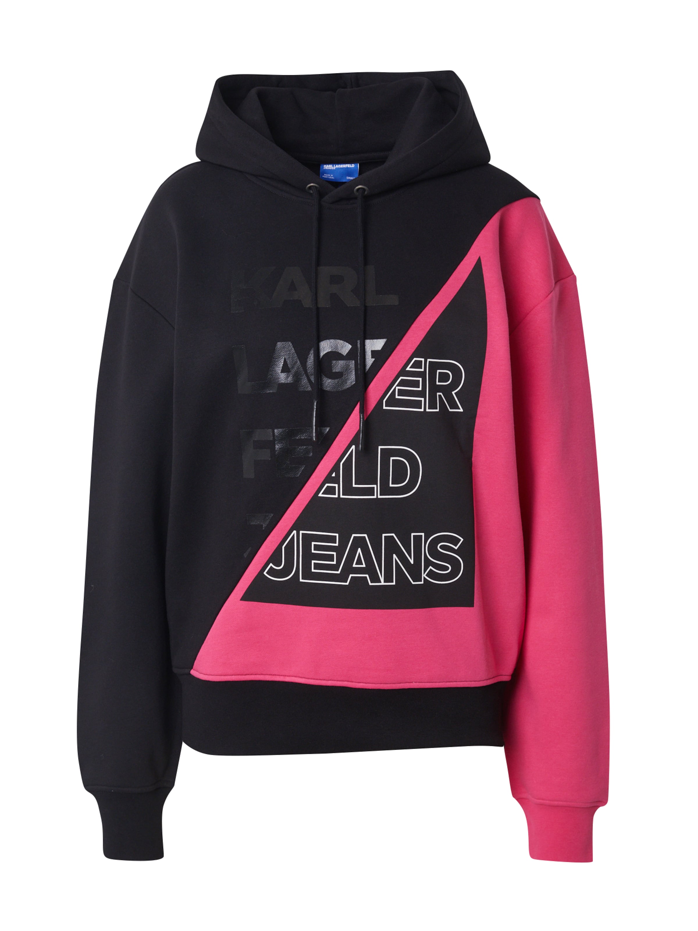 rozā KARL LAGERFELD JEANS Sportisks džemperis: no priekšpuses