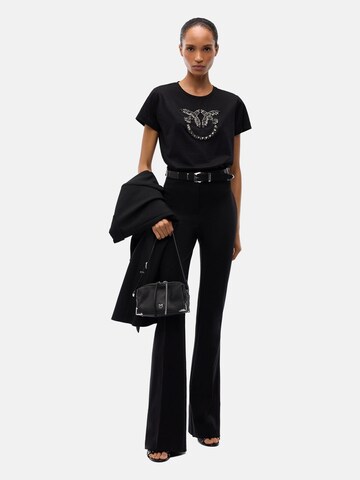 Maglietta 'PINKO QUENTIN T-SHIRT JERSEY T-SHIRT' di PINKO in nero