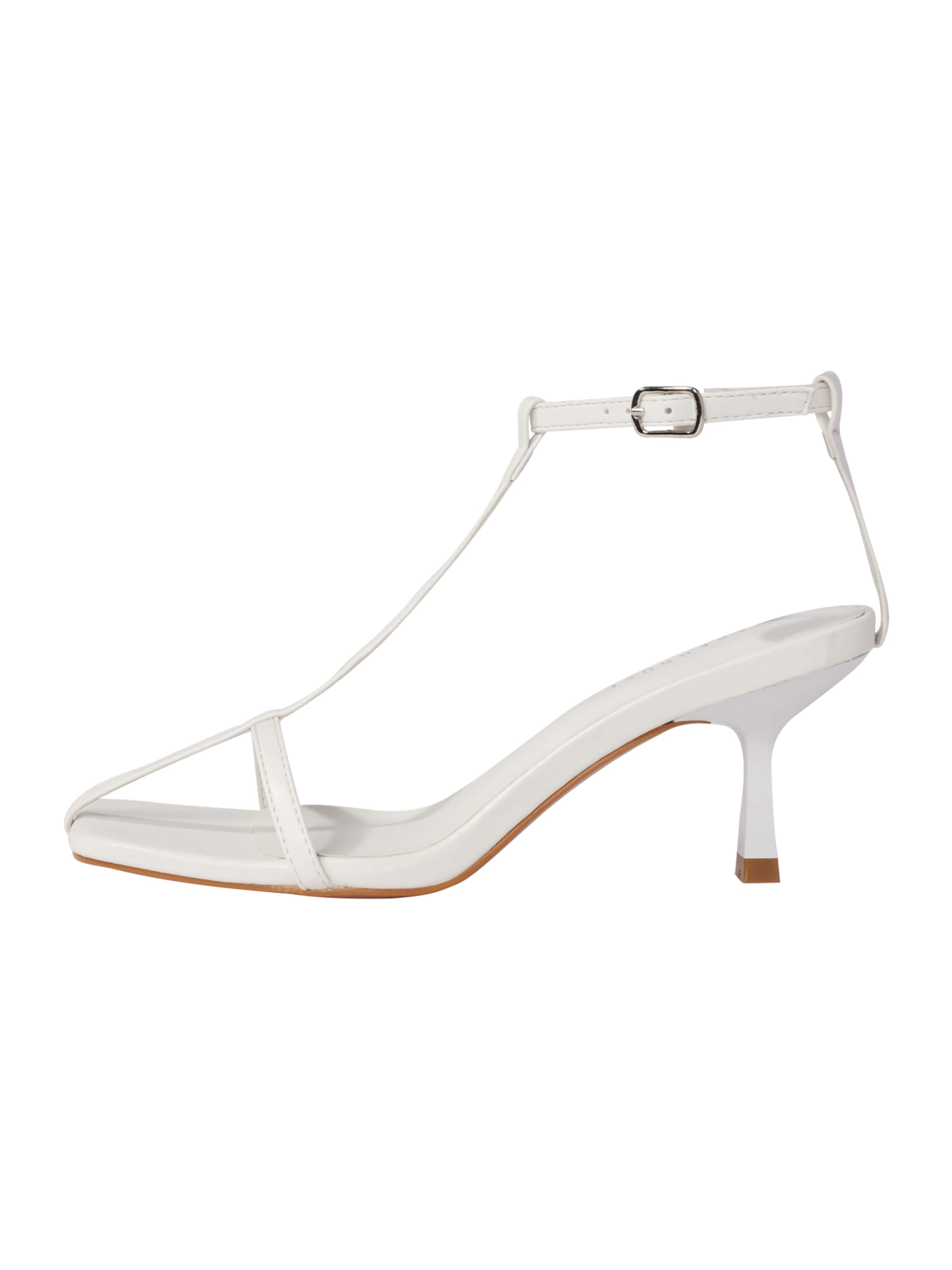 Warehouse T-bar sandals in White