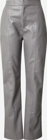 Gina Tricot Regular Broek in Grijs: voorkant