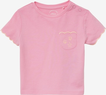 T-Shirt s.Oliver en rose : devant