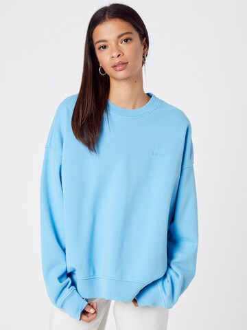 LEVI'S ® Sweatshirt 'Levi’s® Women's WFH Sweatshirt' i blå: framsida