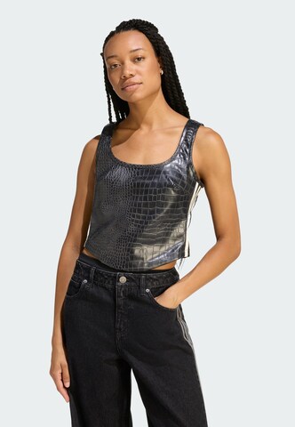 ADIDAS ORIGINALS Top in Schwarz: Vorderseite