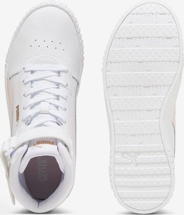 PUMA حذاء رياضي برقبة 'Carina 2.0' بلون أبيض
