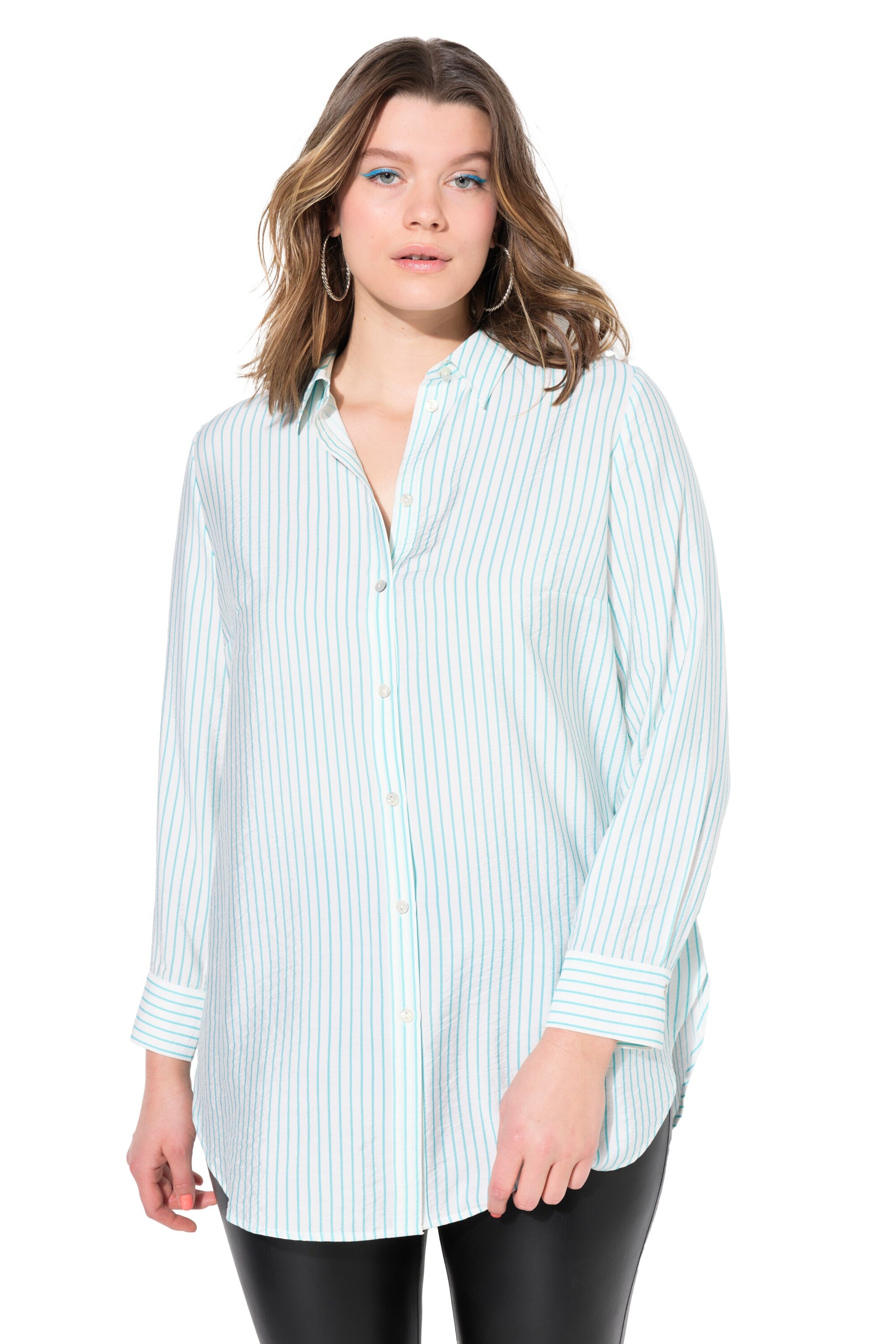 Studio Untold Bluse in Blau: Vorderseite