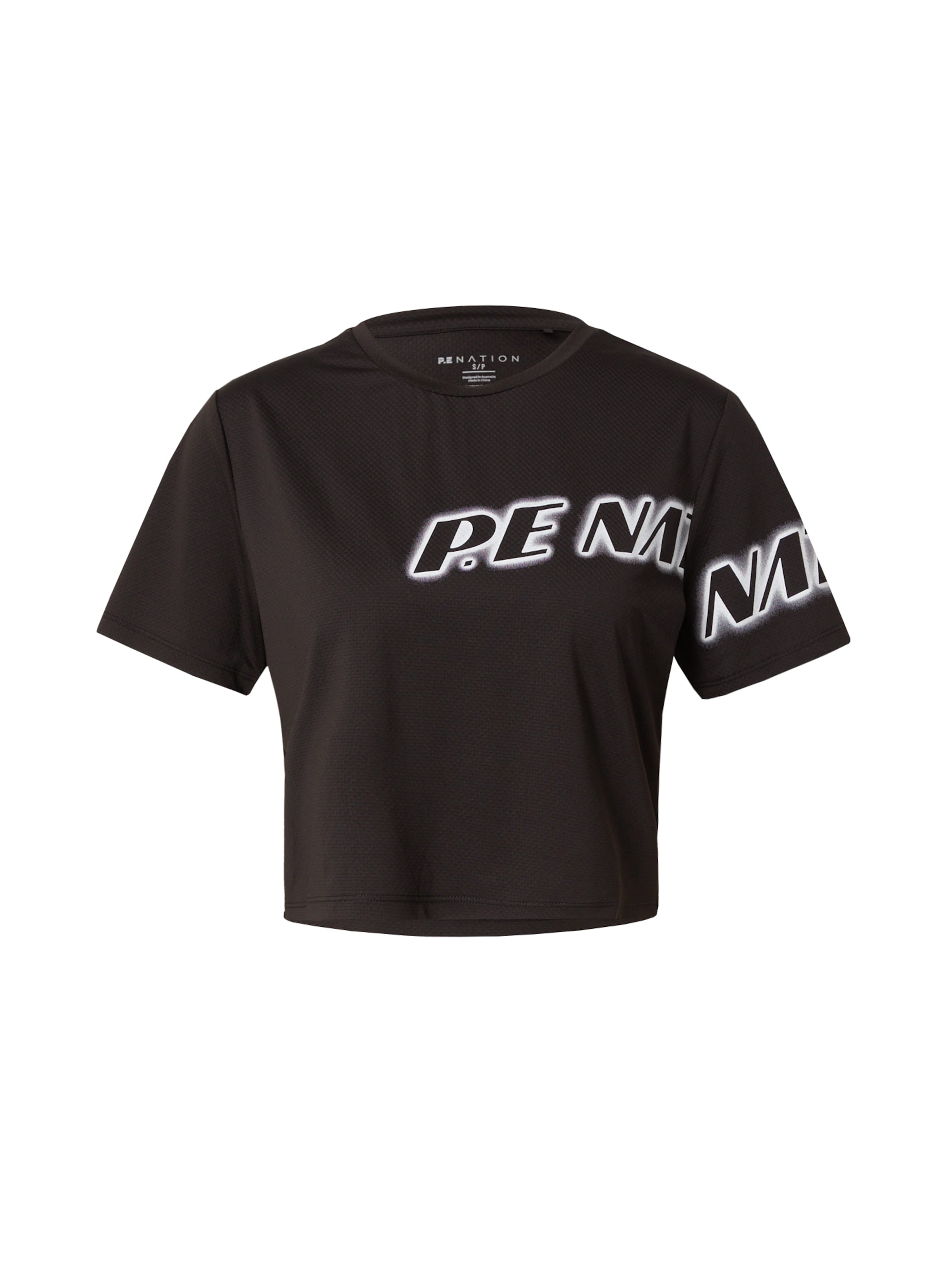P.E Nation Koszulka funkcyjna &#x27;Tiebreak Air&#x27; w kolorze czarny: przód