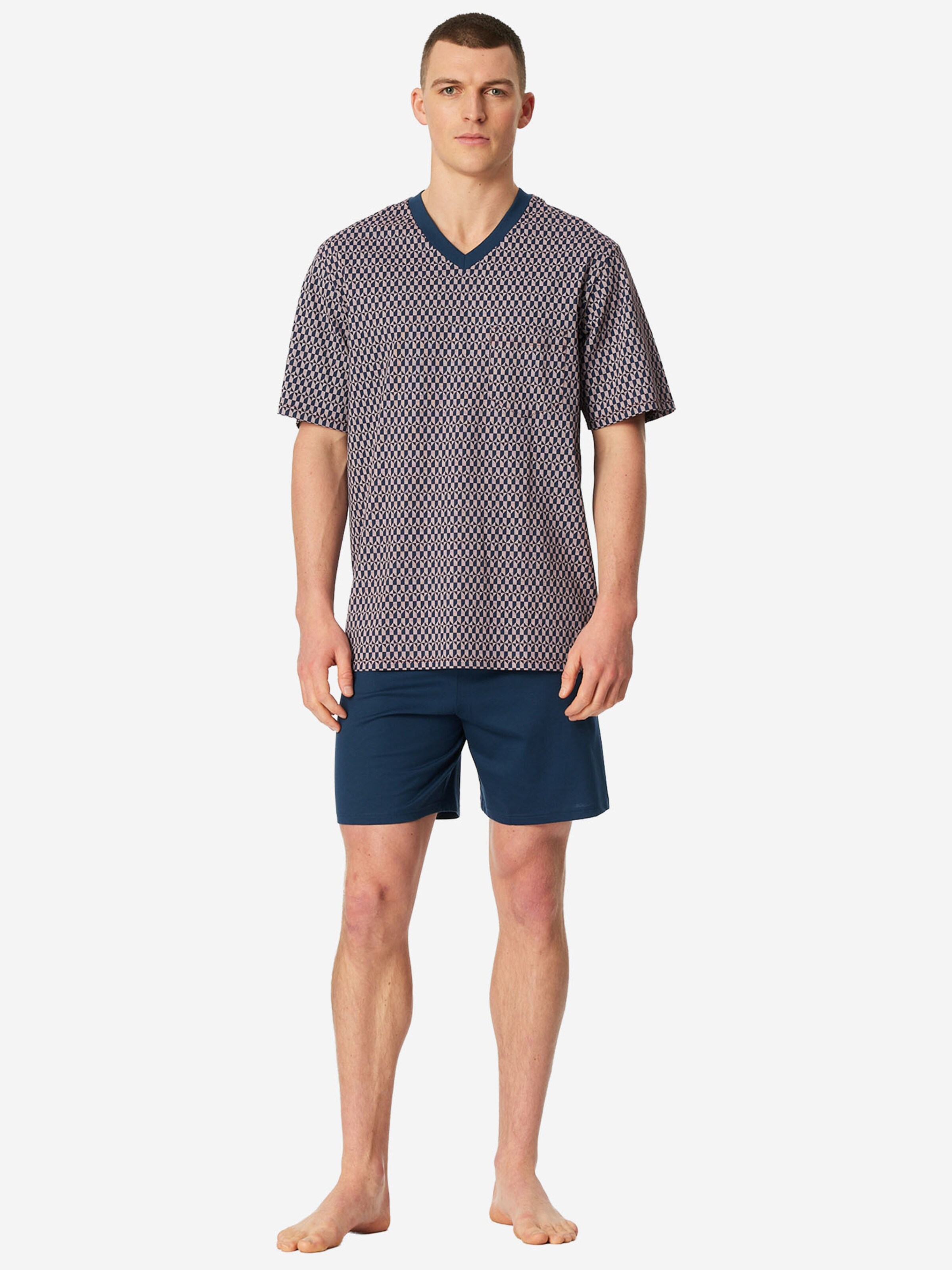 Pyjama long ' Comfort ' SCHIESSER en bleu