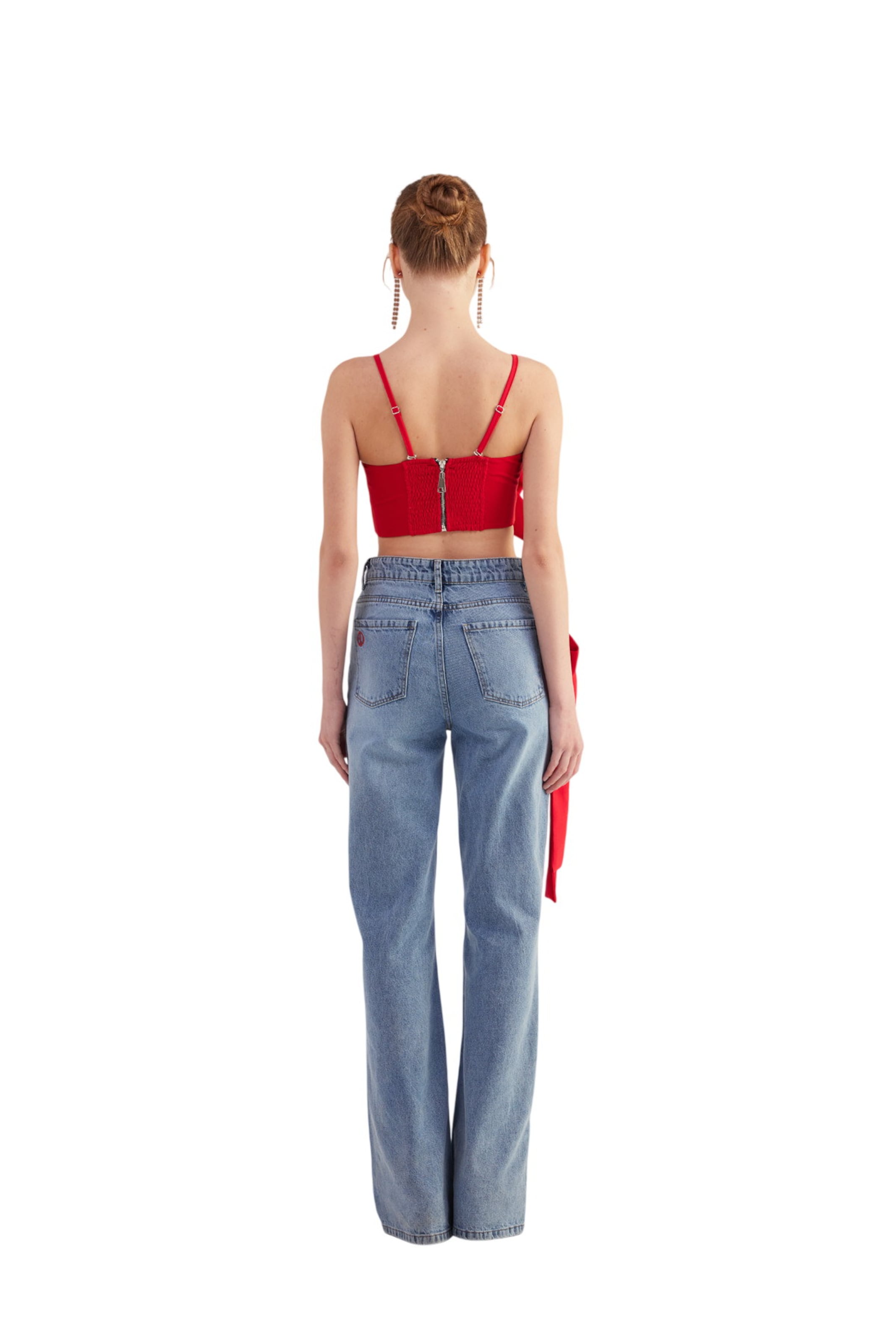 HOLLY LOLLY Wide leg Jeans in Blue