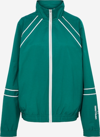 UNFOLLOWED x ABOUT YOU Sportjas 'ESCAPE JACKET' in Groen: voorkant