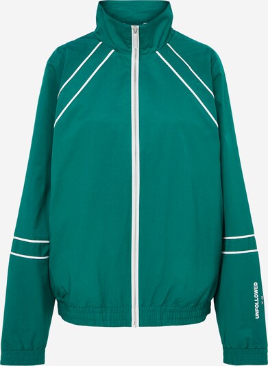 UNFOLLOWED x ABOUT YOU Veste de sport 'ESCAPE JACKET' en vert, Vue avec produit