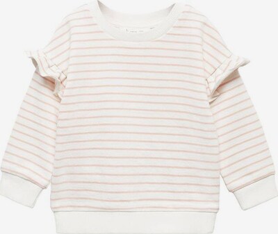 MANGO KIDS Sweat-shirt 'Ona' en rose / blanc, Vue avec produit