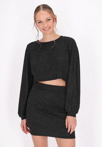 myMo at night Blouse in Schwarz