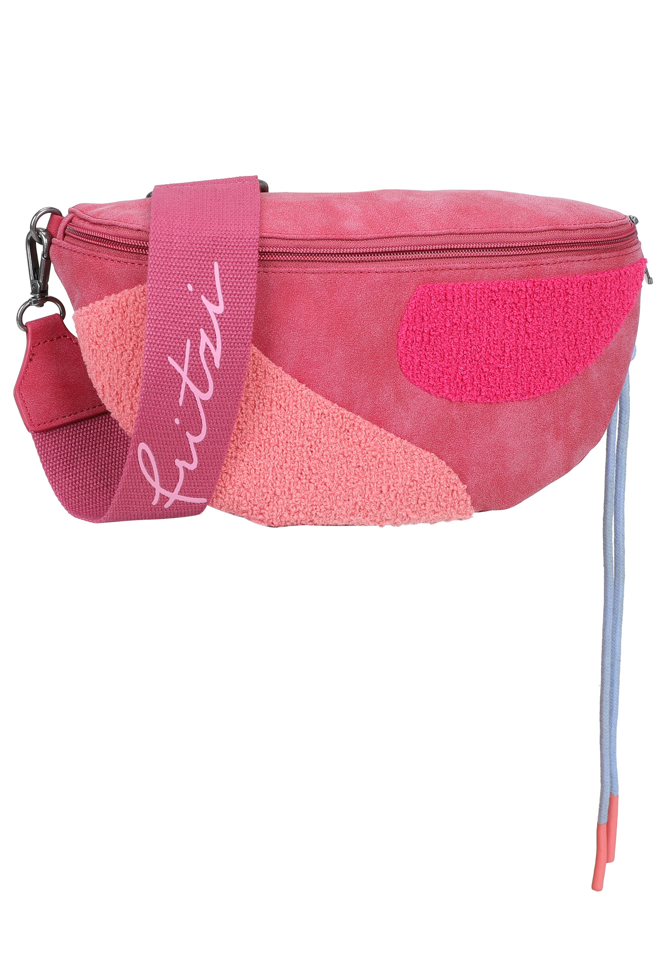 Fritzi aus Preußen Bauchtasche 'Medium Limited Happy Flocked Jive' in Pink