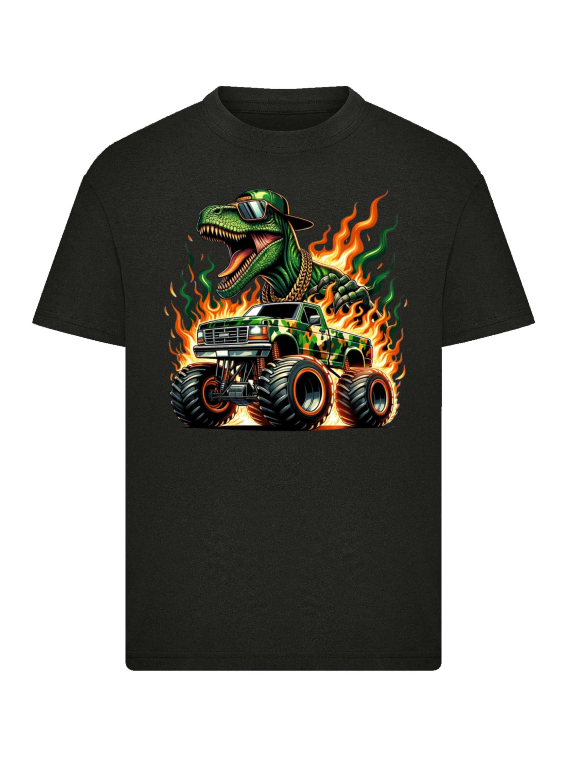 T-Shirt F4NT4STIC en noir : devant