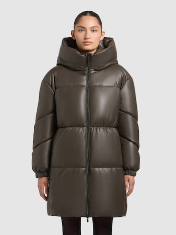 khujo Winter coat 'LORSA' in Brown: front
