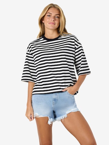 Noisy may Široka majica 'NMEMBER' | črna barva