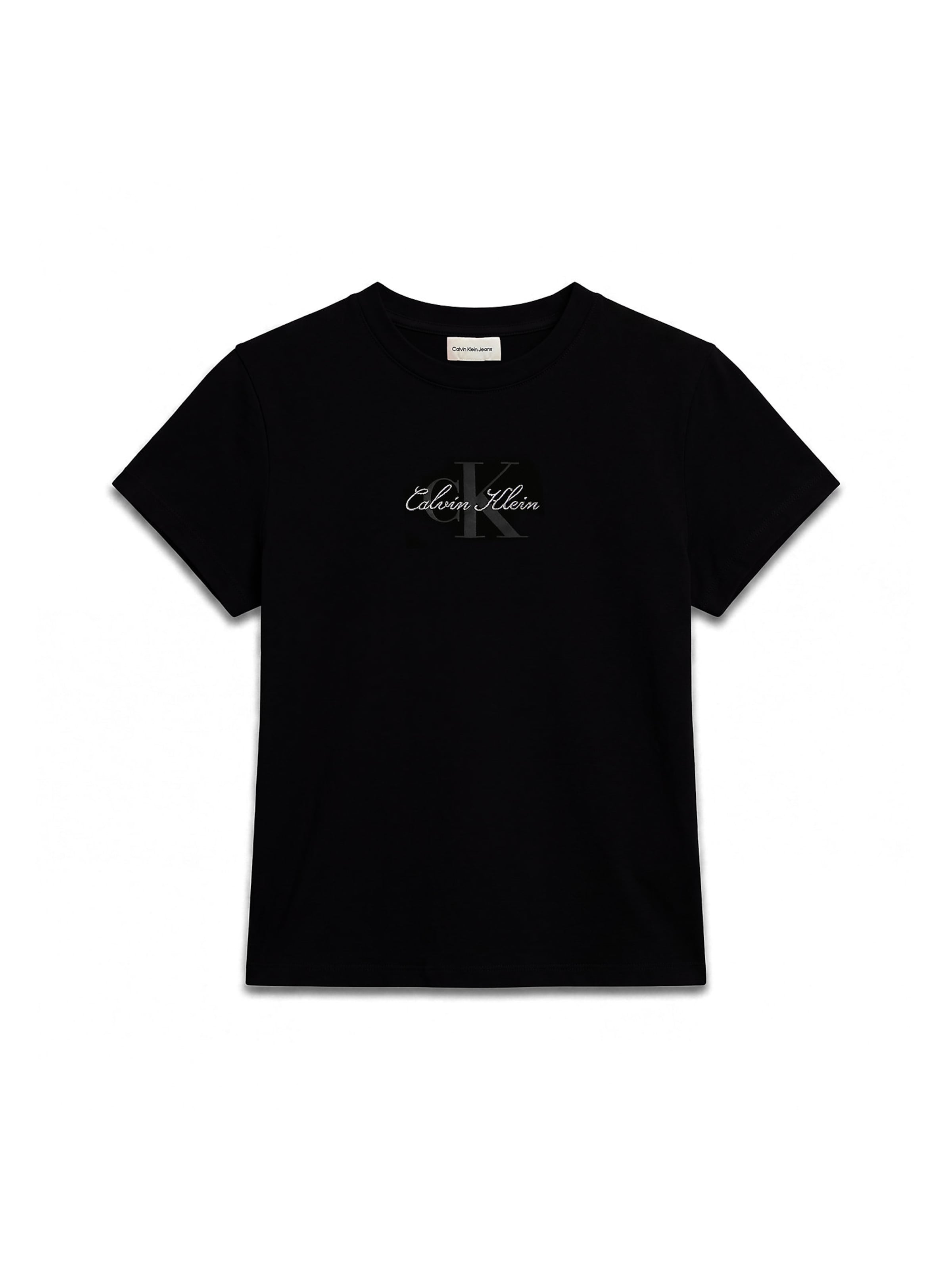 Calvin Klein Jeans Shirt in Zwart: voorkant