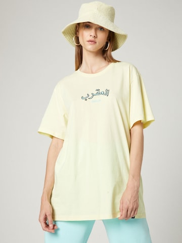 VIERVIER Shirt 'Flynn' in Yellow: front