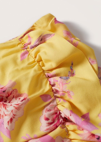 Jupe 'Romance' MANGO en jaune