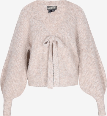 DreiMaster Vintage - Casaco de malha em bege: frente