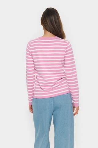 SAINT TROPEZ Strickjacke in Pink