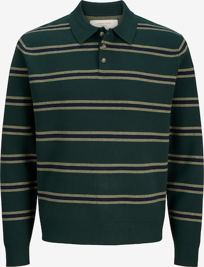 L dydžio Megztinis 'JORATOCHA' iš JACK & JONES, spalva – tamsiai mėlyna / šviesiai geltona / tamsiai žalia, Prekių apžvalga