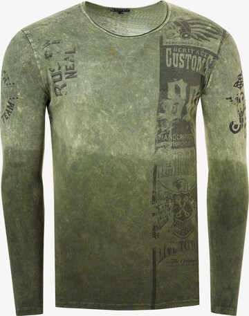 Rusty Neal Sweatshirt in Groen: voorkant