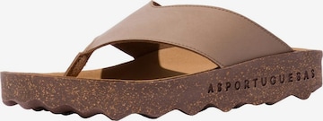 Mule Asportuguesas en beige : devant