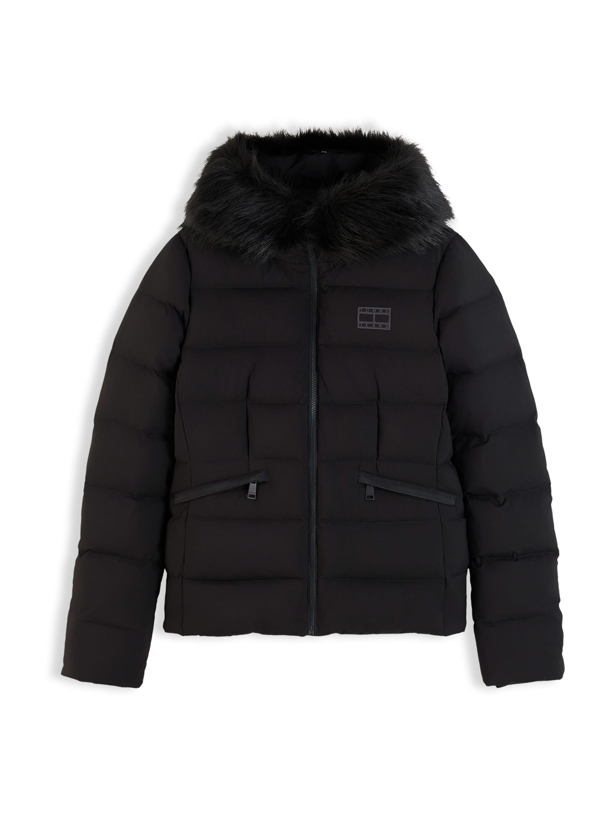 Tommy Jeans Vinterjakke i sort: forside