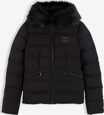 Giacca invernale di Tommy Jeans in nero: frontale