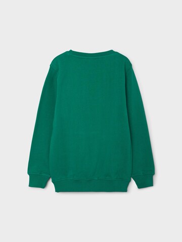 NAME IT Sweatshirt 'SAJESPER' i grön